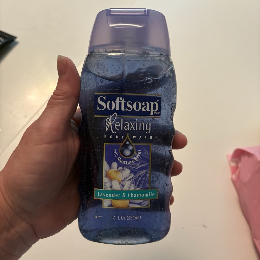 Rare Discontinued Softsoap Relaxing Body Wash Lavender Chamomile 12oz